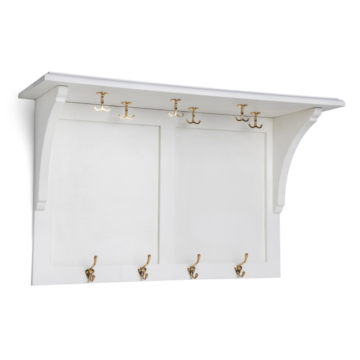 Hatthylla Hilma 100 cm mässing i gruppen Sekelskiftesmöbler / Hyllor i sekelskiftesstil hos Carlshaga Design AB (50-1600)