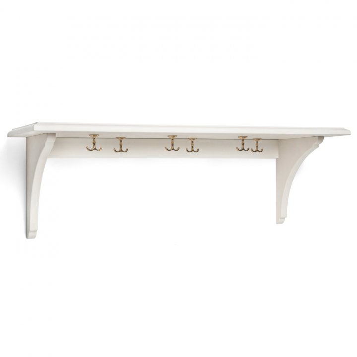 Hatthylla Valter 120 cm mässing i gruppen Sekelskiftesinredning / Hall inredning sekelskiftesstil hos Carlshaga Design AB (50-1675)