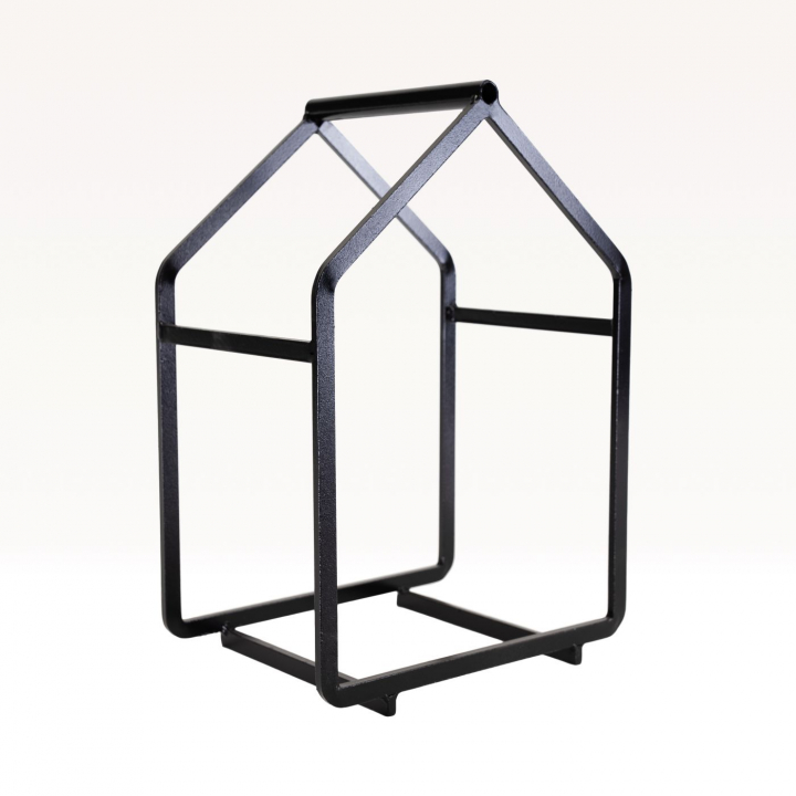 Vedkorg i järn  i gruppen Sekelskiftesinredning / Korgar i pil hos Carlshaga Design AB (50-6006)