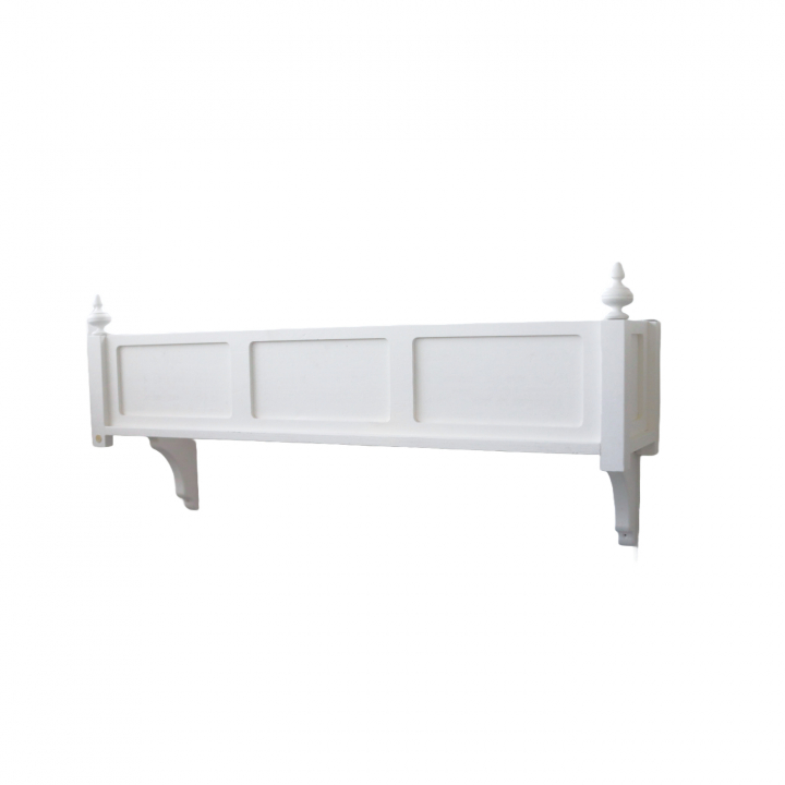 FÖNSTERLÅDA 80 CM RUTH VIT i gruppen GAMMALDAGS TRÄDGÅRDSMÖBLER / FÖNSTERLÅDOR I SEKELSKIFTESSTIL hos Nolgården design AB (50-651)