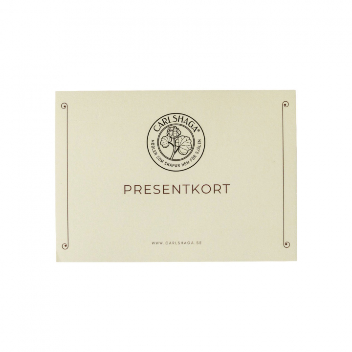 Presentkort Tretusen kronor i gruppen Presentkort hos Carlshaga Design AB (60-905)
