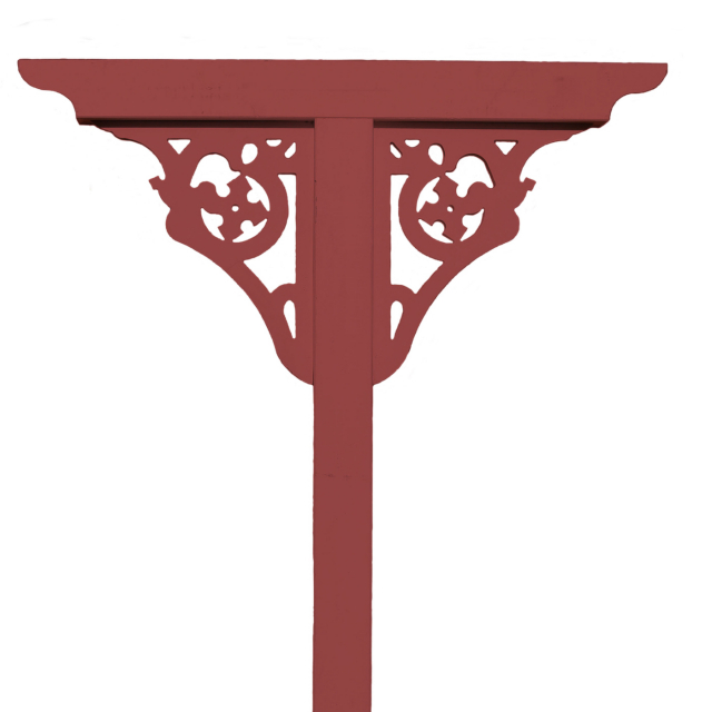 TORKSTÄLLNING EMMA RÖD MED SNICKARGLÄDJE CARLSHAGA INKL. MARKFÄSTE