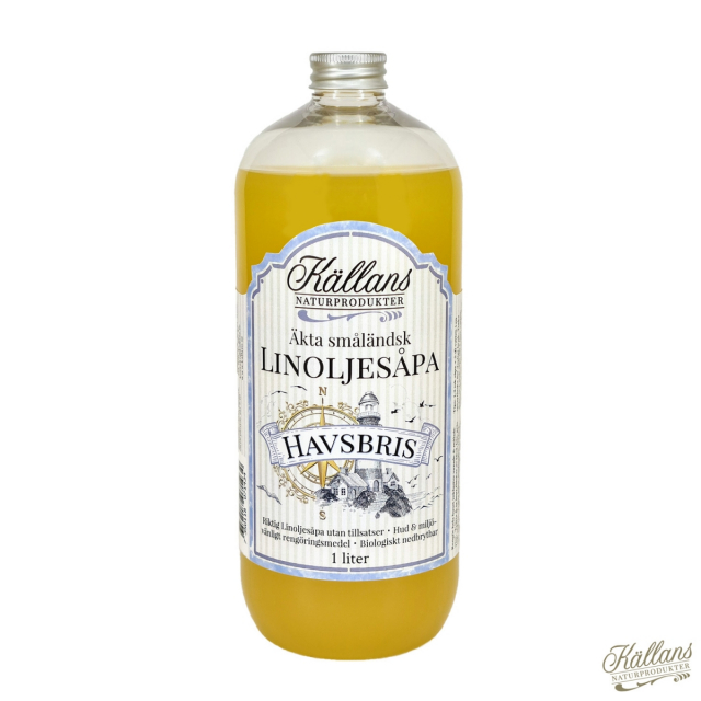 LINOLJESÅPA HAVSBRIS, 1L, KÄLLANS NATURPRODUKTER