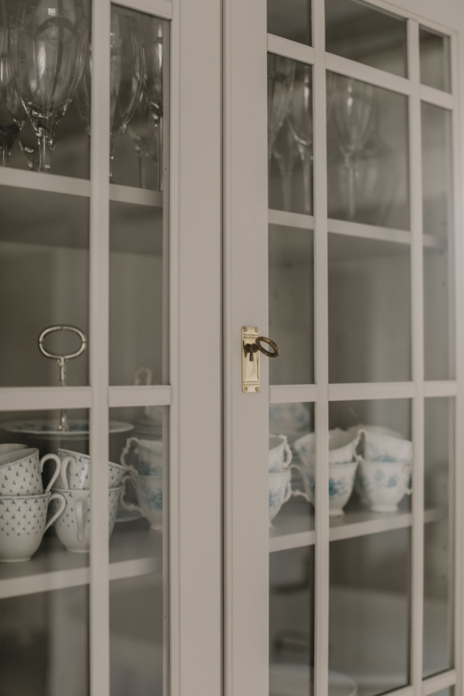 Vitrinskåp Selma vit