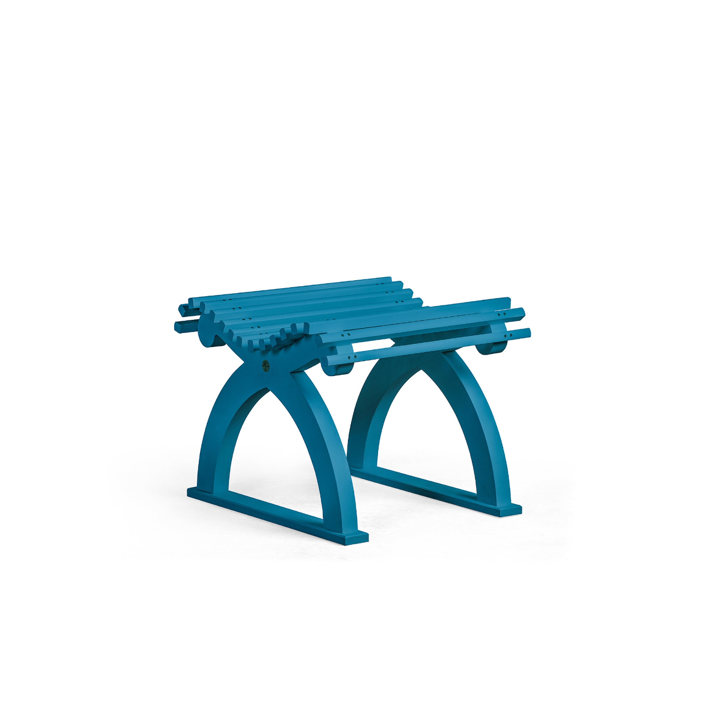 Trädgårdspall blå