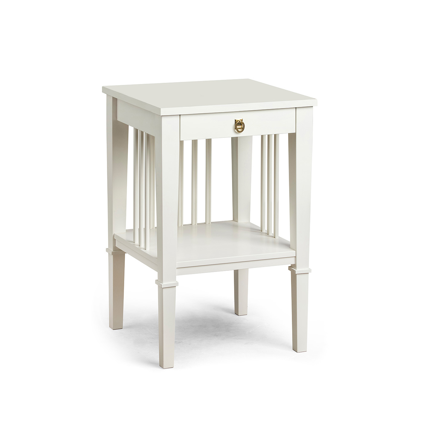 Sängbord Alma vit Carlshaga 