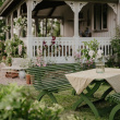 Trägårdsmöbler i Carl Larsson stil Carlshaga