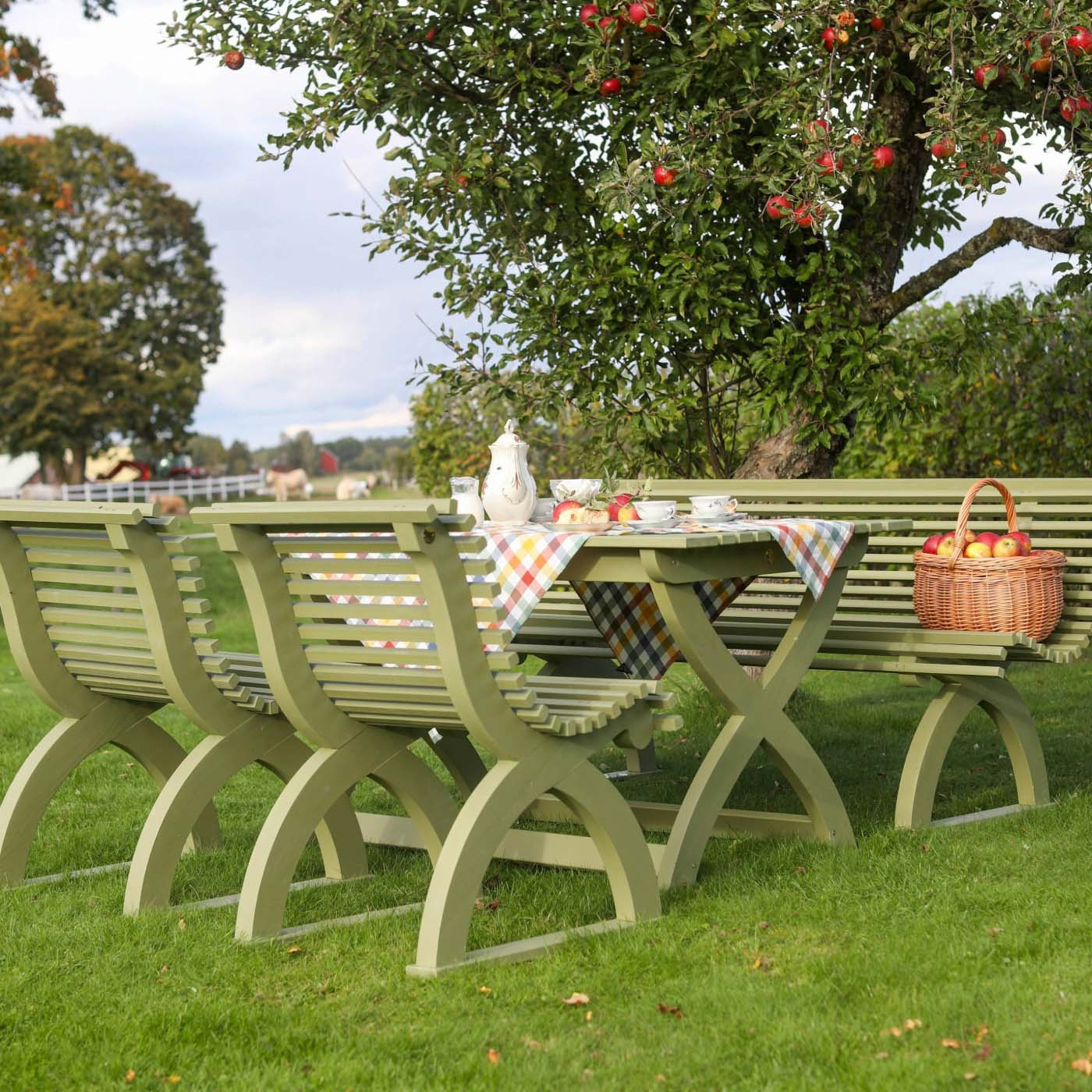 Trädgårdsstol Astrid lindblom grön