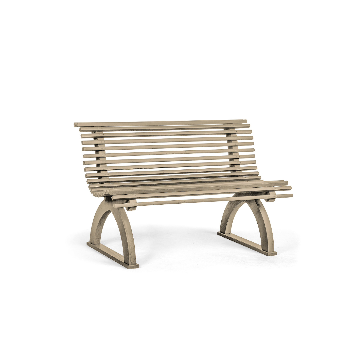 Trädgårdssoffa Astrid vete grå 125 cm