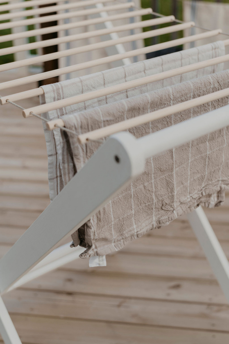 CARLSHAGA TORKSTÄLLNING SARA VIT IHOPFÄLLBAR