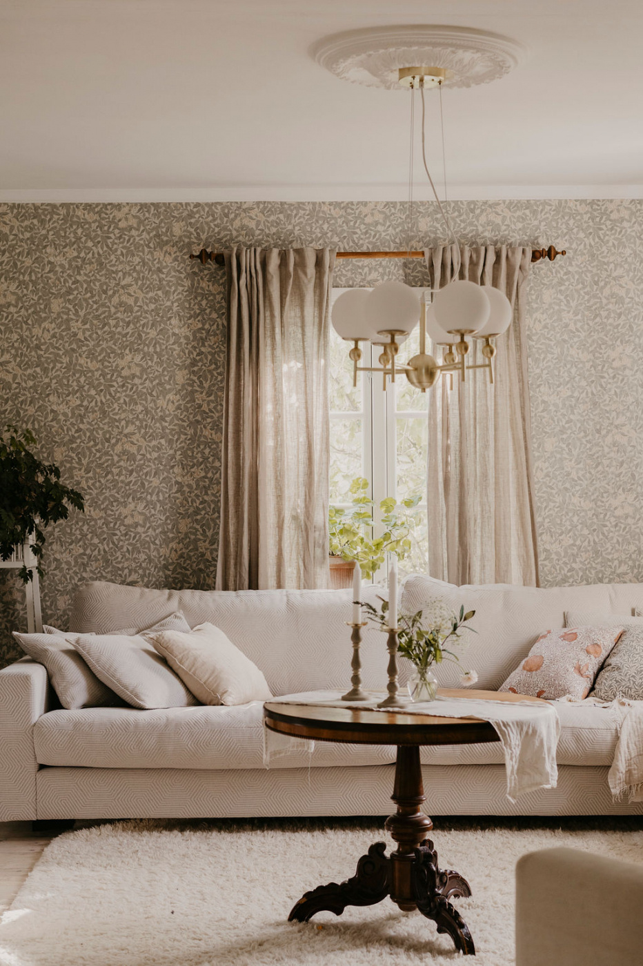 Gardinstång Edit brunbets 160 cm