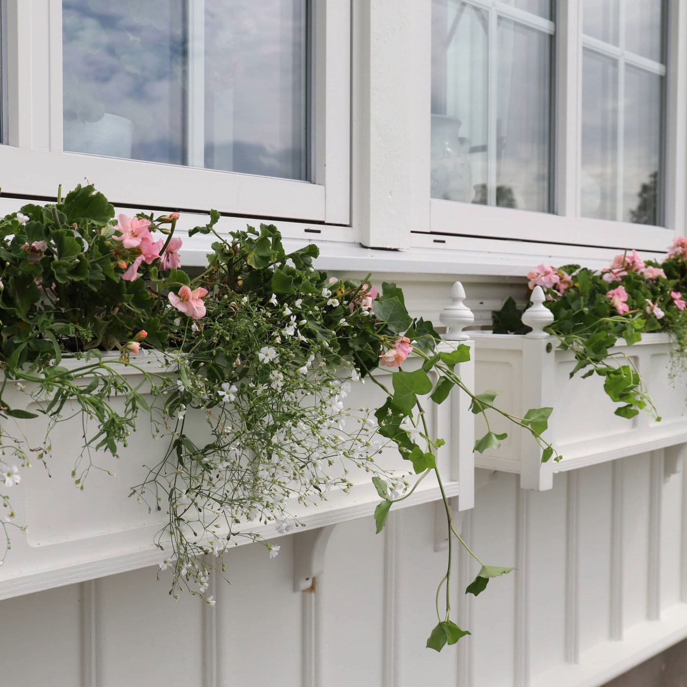 Fönsterlåda Ruth 100 cm vit