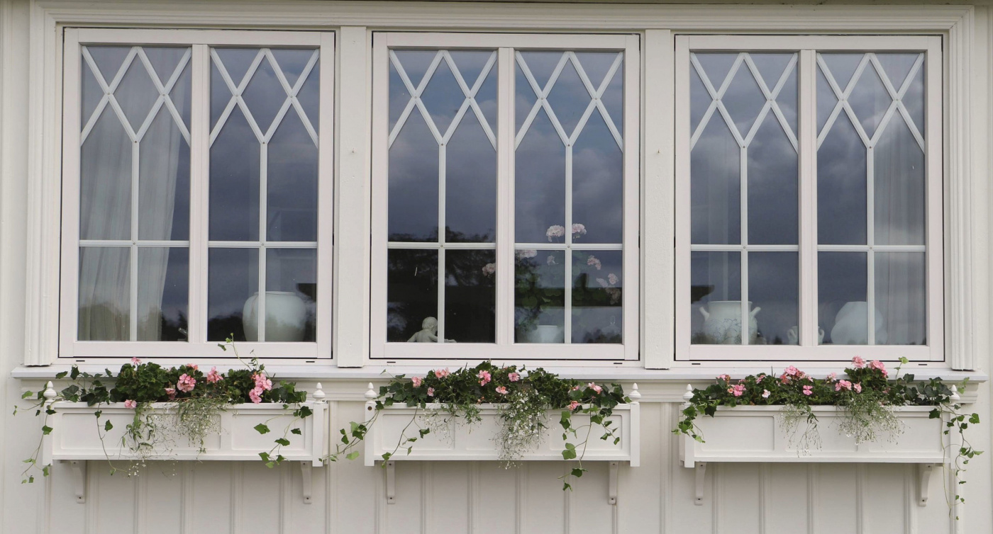 Fönsterlåda Ruth 80 cm vit