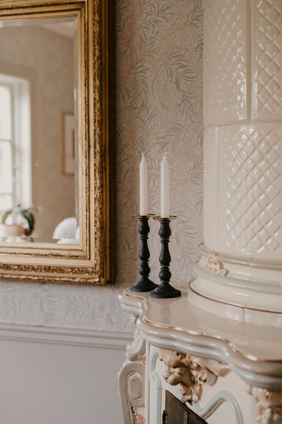 Ljusstake Lovisa svart