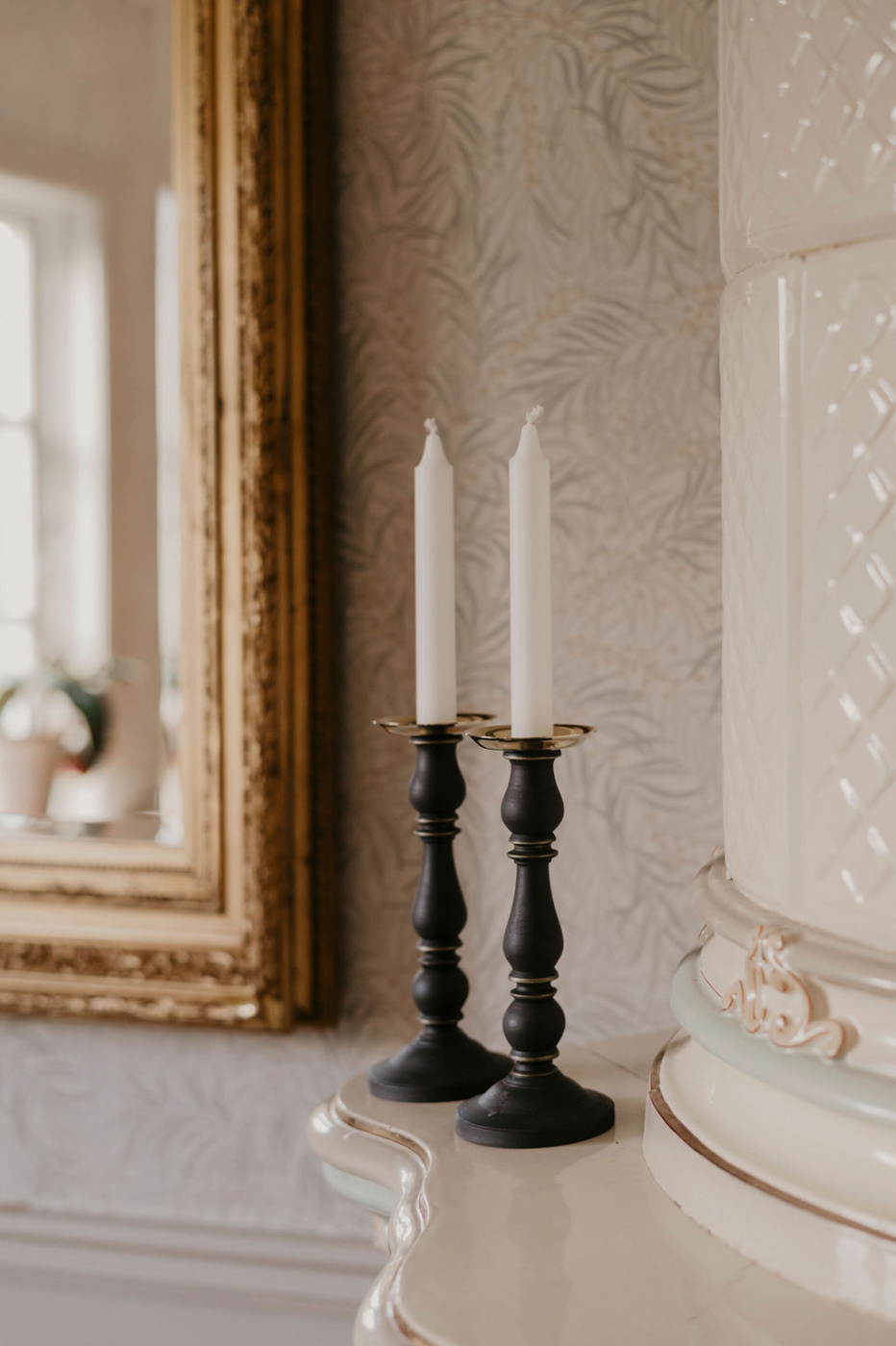 Ljusstake Lovisa svart