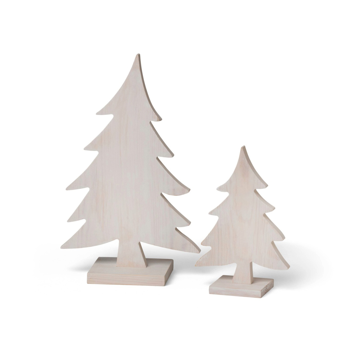 Gammaldags julgran dekorvax vit liten