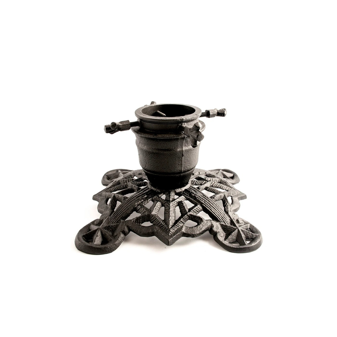 Julgransfot gammaldags svart