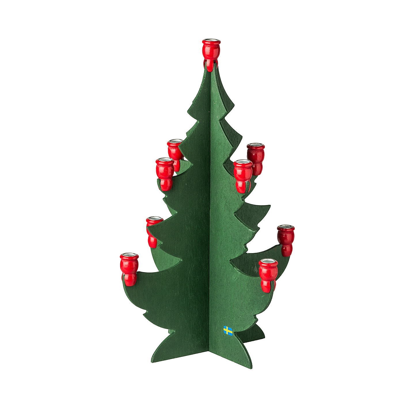 Julgran i trä 9 ljus