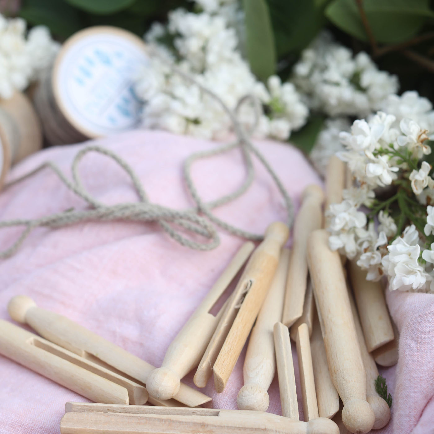 Gammaldags klädnypor 20 st